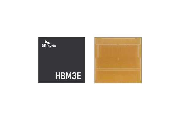 SK하이닉스가 고대역폭메모리(HBM) 5세대 제품 HBM3E를 세계 최초로 대규모 양산해 이달 말부터 제품 공급을 시작한다. ⓒ SK하이닉스