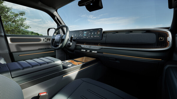 더 기아 타스만 내장. © 기아