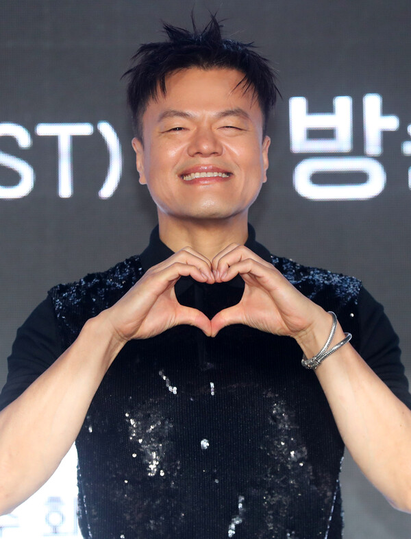 대통령 직속 대중문화교류위원회 위원장으로 임명된 박진영 JYP 엔터테인먼트 대표 프로듀서. ⓒ 뉴시스