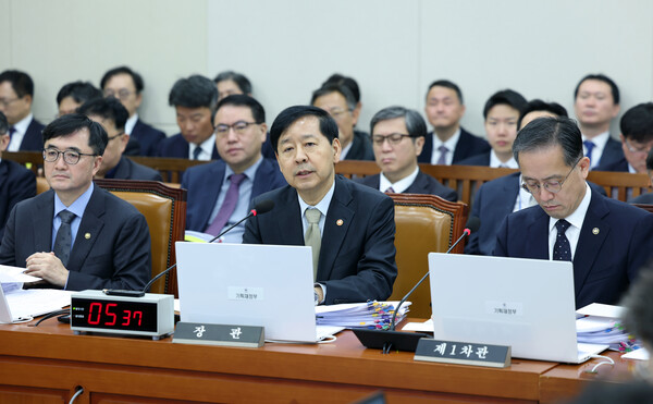 구윤철 경제부총리 겸 기획재정부 장관이 30일 서울 여의도 국회에서 열린 기획재정위원회의 기획재정부 등 종합감사에서 의원 질의에 답하고 있다. ⓒ 뉴시스