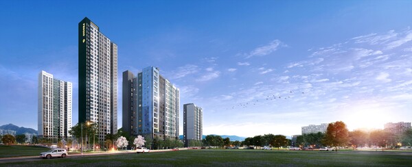 마포 푸르지오 센트럴 로열 투시도. ⓒ 대우건설