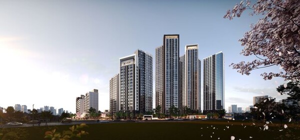 광명13-1·2구역 재개발 투시도. ⓒ SK에코플랜트