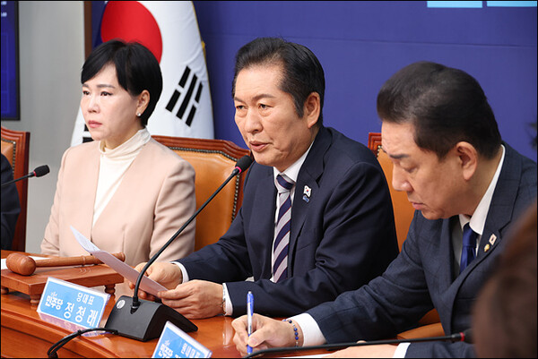 정청래 더불어민주당 대표 ⓒ뉴시스 